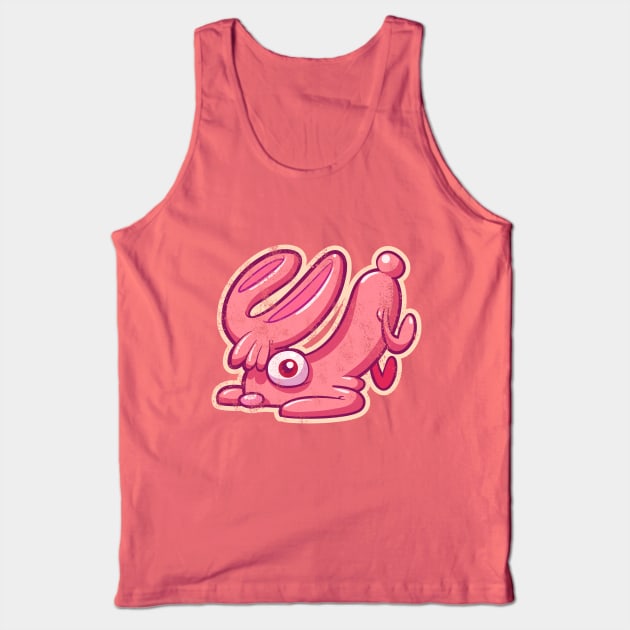 pink rabbit Tank Top by MankySock